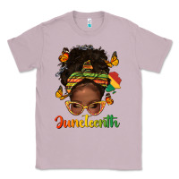 Lilac afro messy bun juneteenth Classic Tee - texasbilliewilder