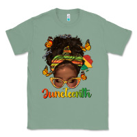 Sage afro messy bun juneteenth Classic Tee - texasbilliewilder
