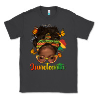 Smoke afro messy bun juneteenth Classic Tee - texasbilliewilder