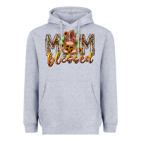 Heather Grey mom blessed Heavyweight Hoodie - RacoonDesign
