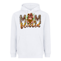 White mom blessed Heavyweight Hoodie - RacoonDesign