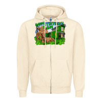 Sandshell happy st. patrick's day cattle and calfs Zipper Hoodie - RanaPortraitStore
