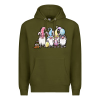 Army Green easter bunny gnomes Premium Hoodie - Jasminsmagicworld