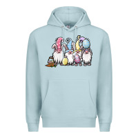 Blue Mist easter bunny gnomes Premium Hoodie - Jasminsmagicworld