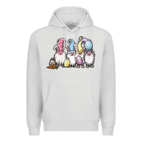 Dove Grey easter bunny gnomes Premium Hoodie - Jasminsmagicworld