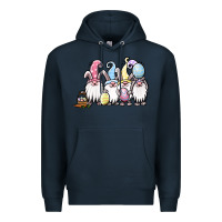 Navy easter bunny gnomes Premium Hoodie - Jasminsmagicworld