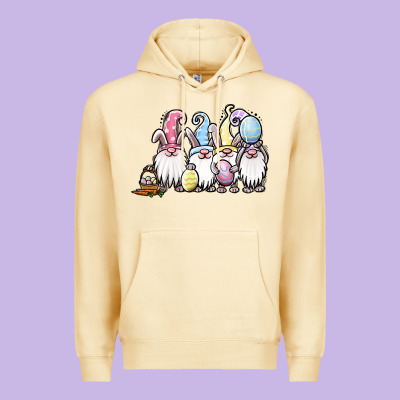 Easter Bunny Gnomes Premium Hoodie Designed By Jasminsmagicworld