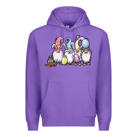 Purple easter bunny gnomes Premium Hoodie - Jasminsmagicworld