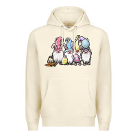 Sandshell easter bunny gnomes Premium Hoodie - Jasminsmagicworld