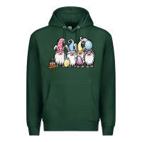 Sports Green easter bunny gnomes Premium Hoodie - Jasminsmagicworld