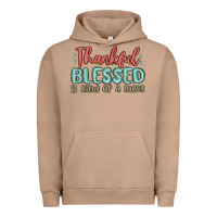 Pigment Burro thankful blessed and kind of a mess Urban Hoodie - MaliasSmallBusiness