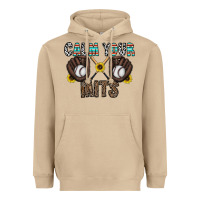 Mushroom calm your mits baseball Heavyweight Hoodie - CowhideDigitalArt
