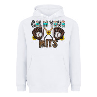 White calm your mits baseball Heavyweight Hoodie - CowhideDigitalArt