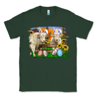 Easter Farm Cows Bunny Ears And Eggs Classic Tee | Teevron