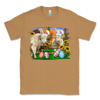 Toasted Coconut Easter Farm Cows Bunny Ears And Eggs Classic Tee - RanaPortraitStore