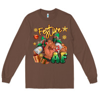 Chestnut festive af christmas black man sneakers Long Sleeve Tee - RanaPortraitStore