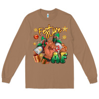 Toasted Coconut festive af christmas black man sneakers Long Sleeve Tee - RanaPortraitStore