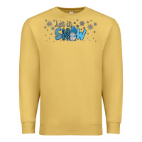 Antique Gold winter let it snow Premium Sweatshirt - JahusDesignShop