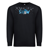 Black winter let it snow Premium Sweatshirt - JahusDesignShop