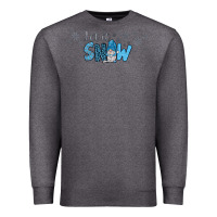 Charcoal Heather winter let it snow Premium Sweatshirt - JahusDesignShop