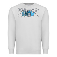 Dove Grey winter let it snow Premium Sweatshirt - JahusDesignShop