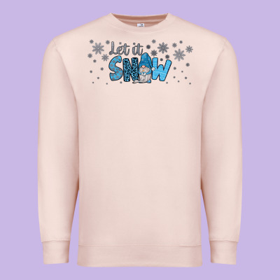 Winter Let It Snow Premium Sweatshirt Designed By Jahusdesignshop