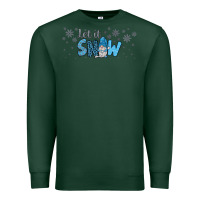 Sports Green winter let it snow Premium Sweatshirt - JahusDesignShop
