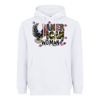 White american woman Heavyweight Hoodie - CowhideDigitalArt