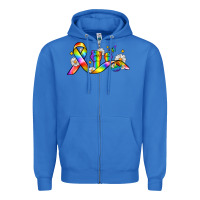 True Royal pride ribbon Zipper Hoodie - Zillion Design Studio