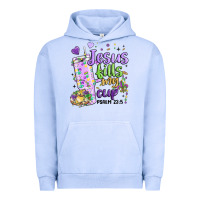 Pigment Grape Ice mardi gras jesus fills my cup Urban Hoodie - MaliasSmallBusiness