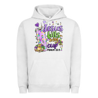 Pigment Lunar Rock mardi gras jesus fills my cup Urban Hoodie - MaliasSmallBusiness