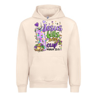Sandshell mardi gras jesus fills my cup Urban Hoodie - MaliasSmallBusiness