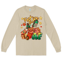 Mushroom festive af christmas black kid sneakers Long Sleeve Tee - RanaPortraitStore