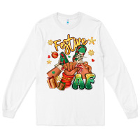 White festive af christmas black kid sneakers Long Sleeve Tee - RanaPortraitStore