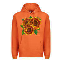 Carrot tiger eyes sunflower Premium Hoodie - LillyAllenDesigns