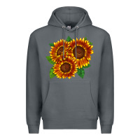 Rock tiger eyes sunflower Premium Hoodie - LillyAllenDesigns