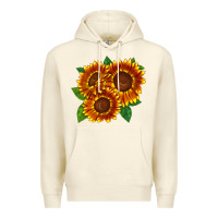 Sandshell tiger eyes sunflower Premium Hoodie - LillyAllenDesigns