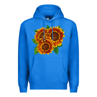 True Royal tiger eyes sunflower Premium Hoodie - LillyAllenDesigns