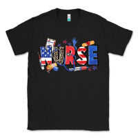 Black American nurse Classic Tee - Zillion Design Studio