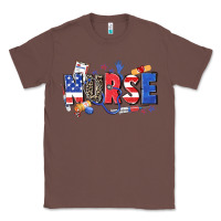 Chestnut American nurse Classic Tee - Zillion Design Studio