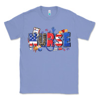 Colony Blue American nurse Classic Tee - Zillion Design Studio