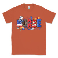 Copper American nurse Classic Tee - Zillion Design Studio