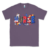 Lavender American nurse Classic Tee - Zillion Design Studio