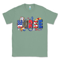 Sage American nurse Classic Tee - Zillion Design Studio