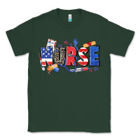 Sports Green American nurse Classic Tee - Zillion Design Studio