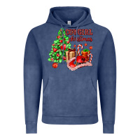 Vintage Denim Cowgirl Christmas Vintage Hoodie - AdoDesignShop