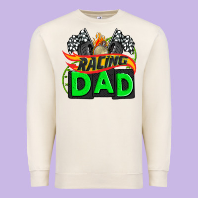 Racing Dad With Racing Oto Equipment Premium Sweatshirt Designed By Adodesignshop