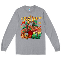 Heather Grey festive af christmas black girl children sneakers Long Sleeve Tee - RanaPortraitStore