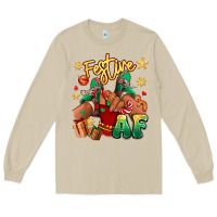 Mushroom festive af christmas black girl children sneakers Long Sleeve Tee - RanaPortraitStore