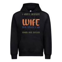 Black i don t always listen to my wife but when i do things tend to work out Urban Hoodie - MaliasSmallBusiness